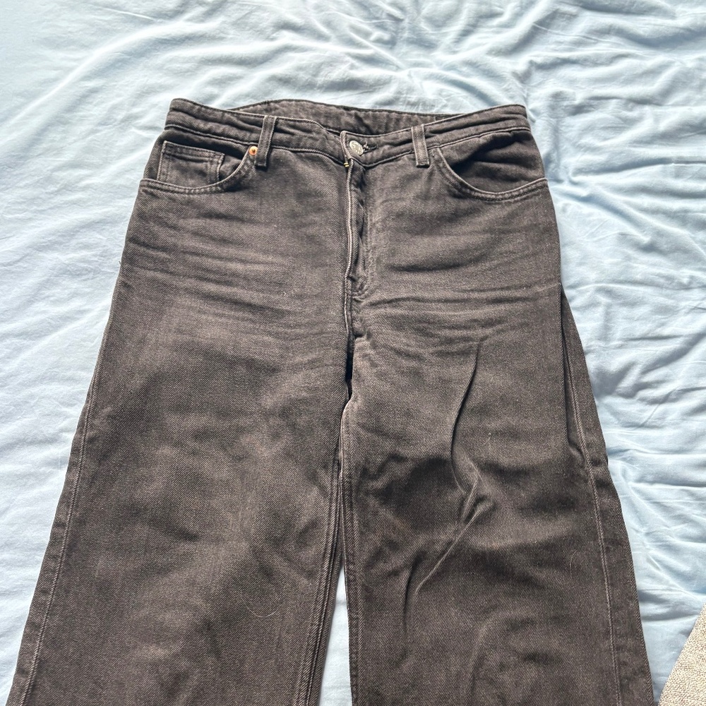 Monki wide leg Denim